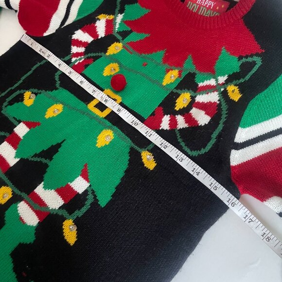 Ugly Christmas Sweater - Elf Outfit Sweater - Picture 6 of 7